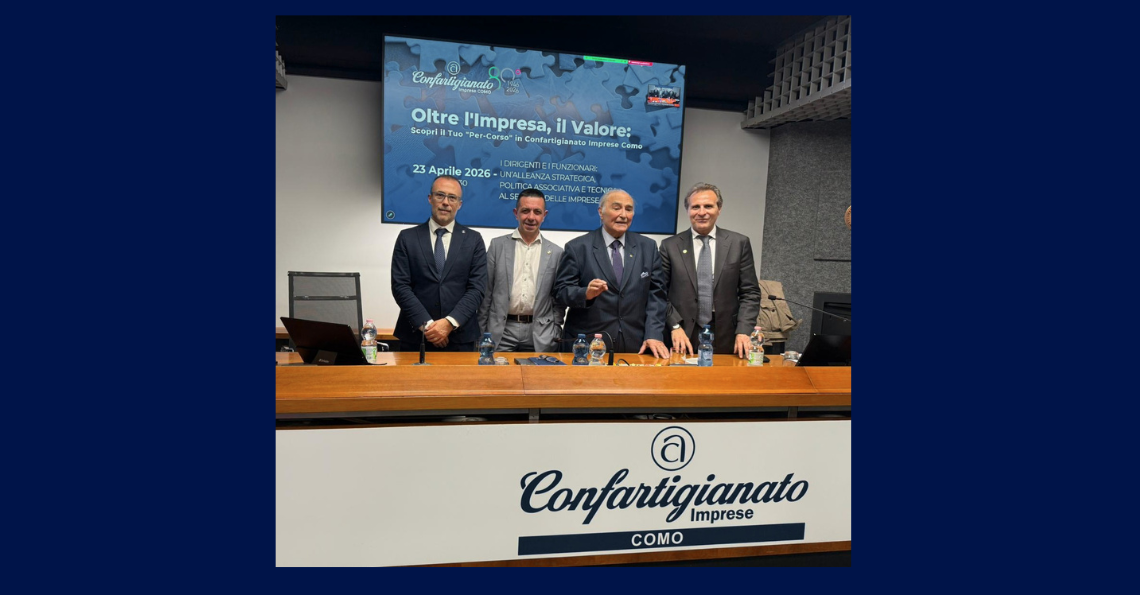 PER-CORSO FORMATIVO DIRIGENTI CONFARTIGIANATO IMPRESE COMO: CULTURA, ECONOMIA E RESPONSABILITÀ ASSOCIATIVA
